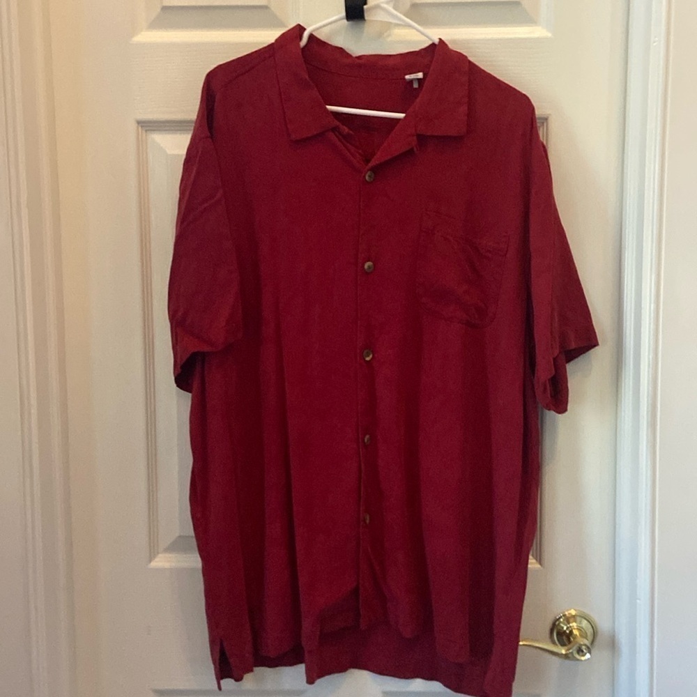 Tommy Bahama silk button down shirt men’s XL